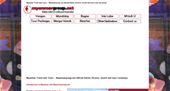 Desktop Screenshot of myanmargroup.net